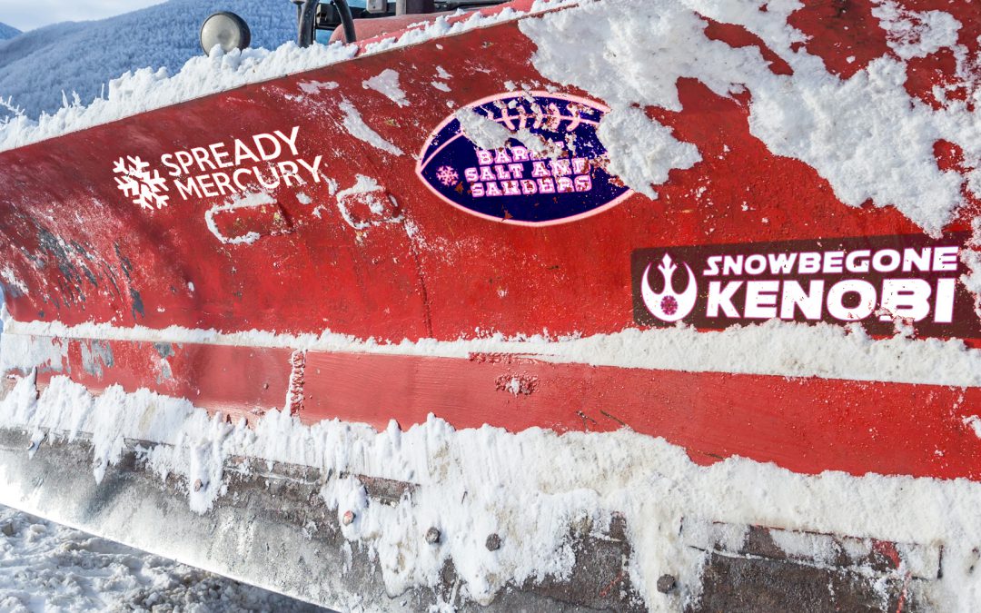 Which road maintenance fleet has the best snowplow names?