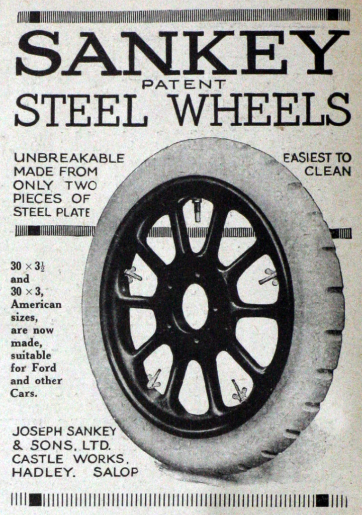 Auto Sankey Steel Wheels ad