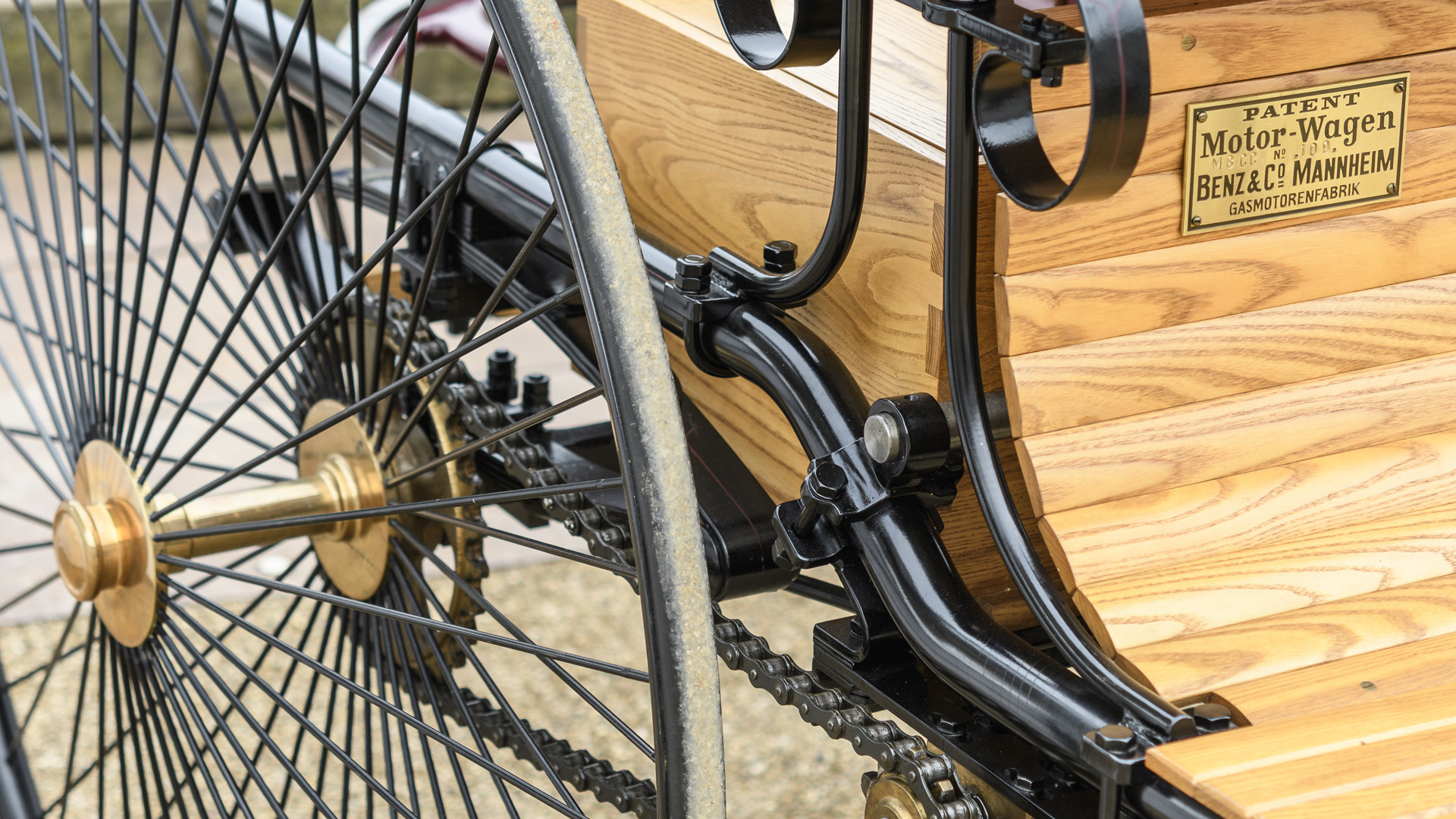 1885 Benz Patent Motorwagen wheel