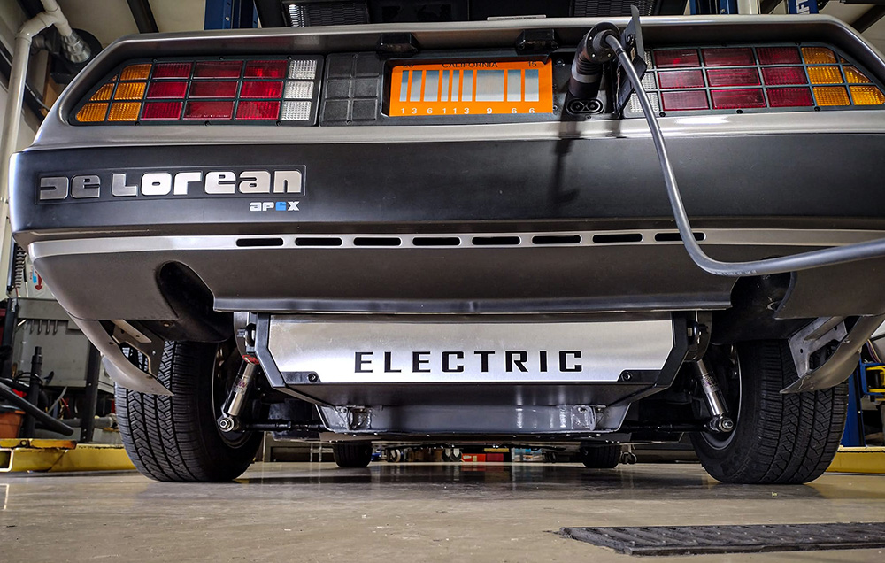 A DeLorean electric mod. 