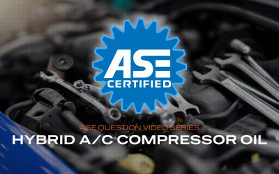 Hybrid A/C Compressor Oil-ASE Practice Question (VIDEO)