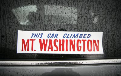 The History of the “This Car Climbed Mt. Washington” Bumper Sticker