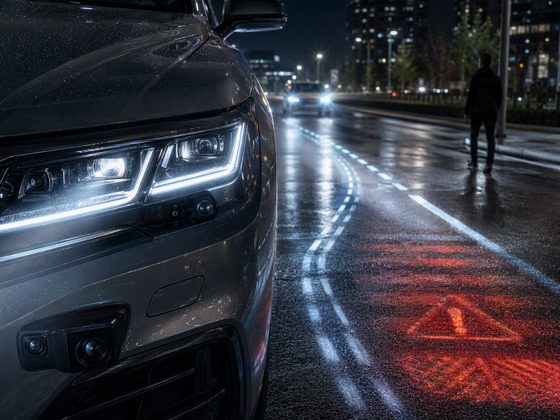 Digital headlights use sensors, software, and projection technology to adapt illumination to the road ahead.