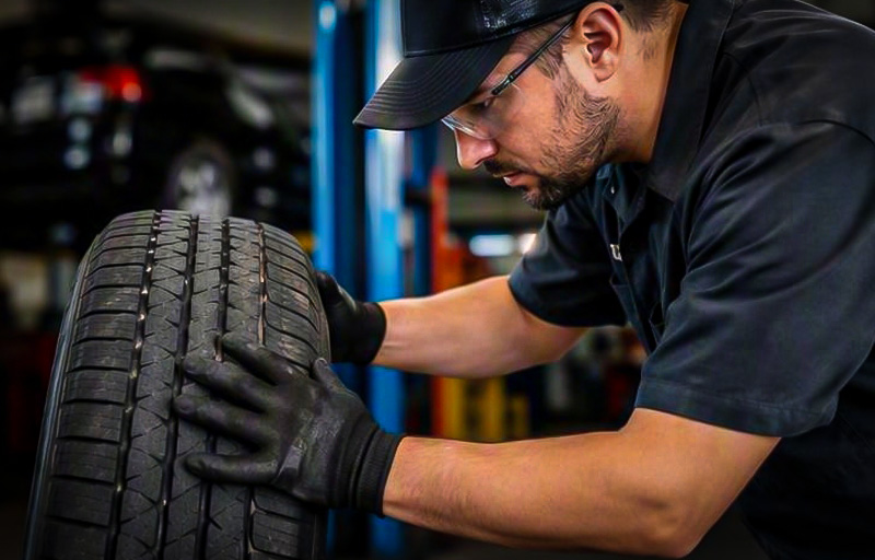Routine tire and wheel inspections can help shops identify road-related damage early.